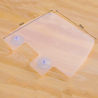 Splash Water Baffle Zwembad Board Keuken Rack Keuken Organisator Plank Wandplank Sucker Badkamer Accessoires Wastafel Plank Kichen