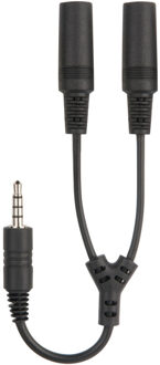 SPLITZ Headset Splitter - Zwart