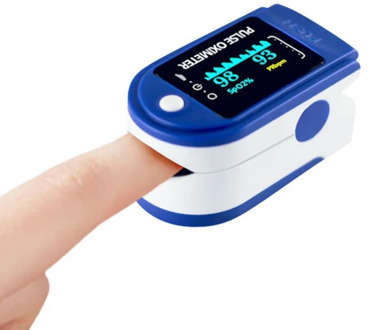 SPO2 PR Heart Rate Finger Oximeter Digital Fingertip Pulse Oximeter Blood Oxygen Saturation Meter Finger Monitor Health Care