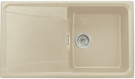 Spoelbak Roxana 1 Kom + Afdruipplaat Ultra Graniet Beige