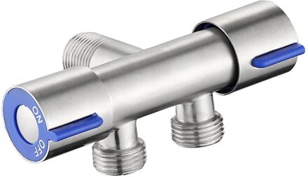 Spoelbak Rvs Kraan Diverter Wasmachine Nozzle Wc Water Splitter Separator Keuken Badkamer Adapter 3 Manier type 1