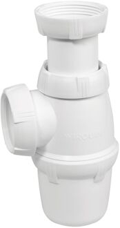 Spoelbaksifon Ø40mm Wit