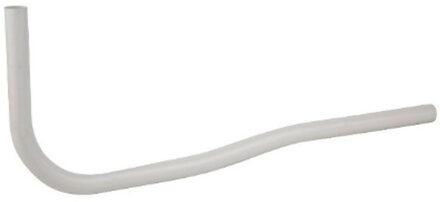 Spoelbuis 90° offset, wit, 700 x 250 mm - 98818040