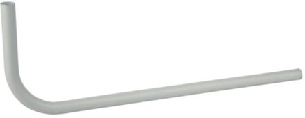 Spoelbuis 90° recht, wit, 700 x 250 mm - 98818240