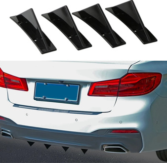Spoiler Car Back Bumper Universal Car Rear Bumper Lip Diffuser Shark Fin