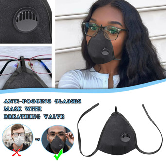 Sponge Breathable Bandage Anti-fogging Glasses Mask Face Cover With Hook Breathing Valves Cycling Hiking Mascarilla masque маск