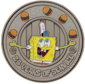 SpongeBob Collectable Coin 25th Anniversary Limited Edition