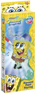 Spongebob diamond painting sleutelhanger multi