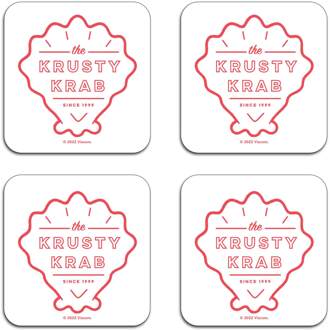 Spongebob Squarepants Krusty Krab Logo Coaster Set