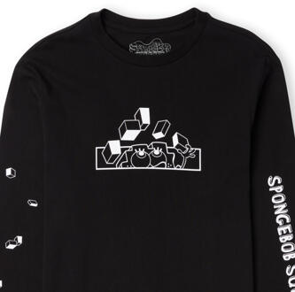 SpongeBob SquarePants Loosing My Head Unisex Long Sleeve T-Shirt - Zwart - XXL
