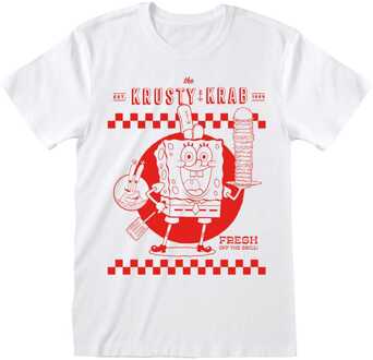 SpongeBob Squarepants T-Shirt Krusty Krab White Size S