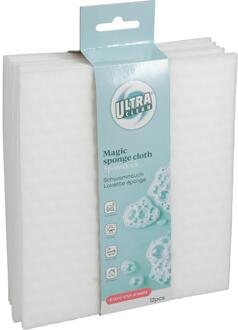 Spons doek magic set van 12 stuks zwart-wit