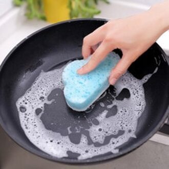 Spons Magic Sponge Eraser Melamine Cleaner Cloud Vorm Spons Borstel Huishoudelijke Schoonmaakmiddelen Gereedschappen Decontaminatie Sponzen Wrijven Blauw