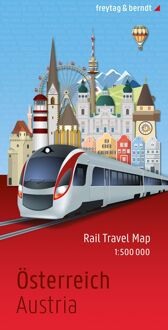 Spoorwegenkaart Oostenrijk | Freytag & Berndt