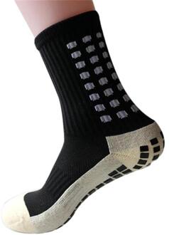 Sport Anti Slip Voetbal Sokken Katoen Voetbal Grip Sokken Mannen Sokken Calcetines (Hetzelfde Type Als De Trusox) paars