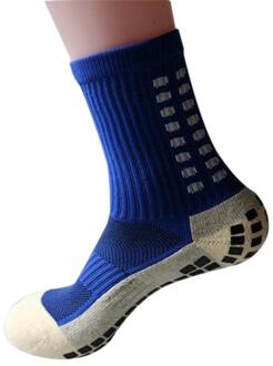 Sport Anti Slip Voetbal Sokken Katoen Voetbal Grip Sokken Mannen Sokken Calcetines (Hetzelfde Type Als De Trusox) Transparant