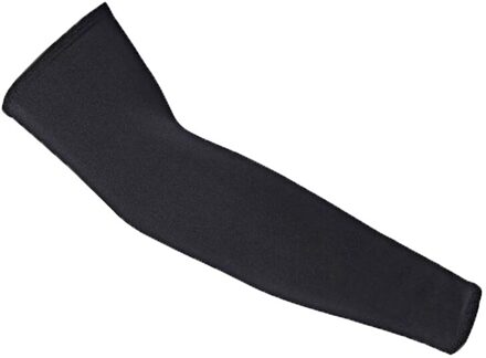 Sport Arm Compressie Mouw Basketbal Fietsen Arm Warmer Zomer Running Uv Bescherming Volleybal Zonnebrandcrème Bands zwart