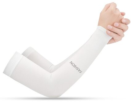 Sport Arm Compressie Mouw Basketbal Fietsen Arm Warmer Zomer Running Uv Volleybal Zonnebrandcrème Bands Arm Warmers 02 nee finger