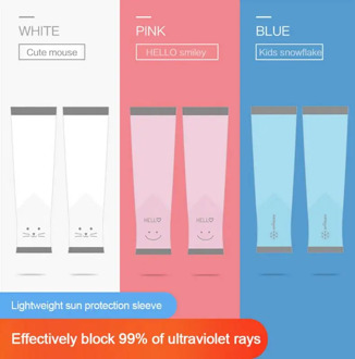 Sport Arm Sleeves UV Sun Protect Anti-slip Ice Silk Sleeve Sunscreen Cuff Gloves Riding Fishing Climb Camping Travel