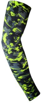 Sport Armbanden Lange Ademend Zon Bescherming Elleboog Mouwen Outdoor Basketbal Volleybal Bergbeklimmen Rijden Beschermende Kleding GN / M