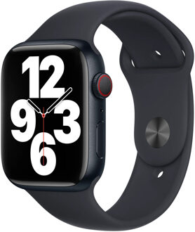 Sport Band voor de Apple Watch Series 1 t/m 10 / SE / Ultra (2) (44/45/46/49 mm) - Midnight - XL Blauw - 49 mm