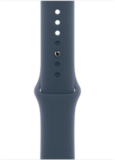 Sport Band voor de Apple Watch Series 1 t/m 11 / SE / Ultra (44/45/46/49 mm) - Maat M/L - Storm Blue Blauw - 49 mm