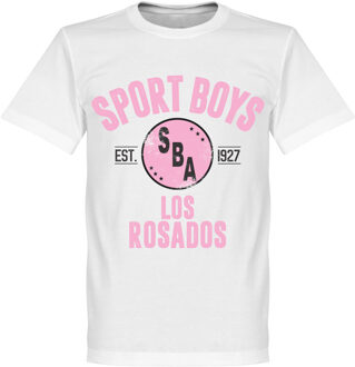 Sport Boys Established T-Shirt - Wit - XXL