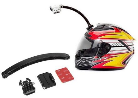 Sport Camera Selfie Ondersteuning Voor Helm Ksix Zwart