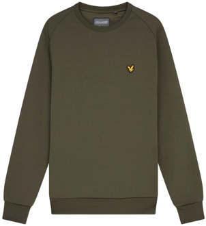 Sport Crewneck Fly Fleece Sweater Heren donker groen - L