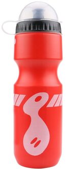 Sport Fles Plastic Fles Met Stofkap Voor Mountainbike Fietsen Fietsen Levert Xr Outdoor Reizen Draagbare Lekvrij rood