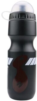 Sport Fles Plastic Fles Met Stofkap Voor Mountainbike Fietsen Fietsen Levert Xr Outdoor Reizen Draagbare Lekvrij zwart