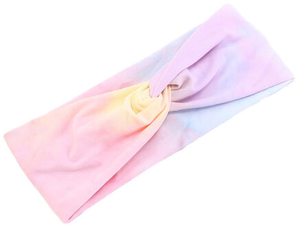 Sport Haarband Tie-Dye Gedrukt Cross Haarband Sport Fitness Zweet Sport Hoofdband Bandeau Bandeau Cheveux Femme #30 2