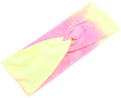 Sport Haarband Tie-Dye Gedrukt Cross Haarband Sport Fitness Zweet Sport Hoofdband Bandeau Bandeau Cheveux Femme #30 4