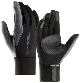 Sport Handschoenen Warm Houden In De Winter Voor Outdoor Riding Winddicht Waterdicht Mannen Vrouwen Plus Fluwelen Verdikte Antislip 2 / L