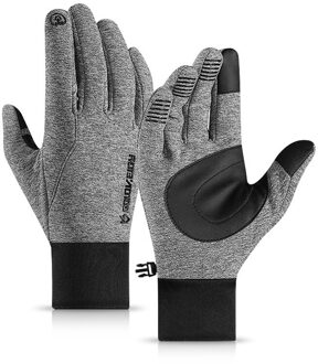 Sport Handschoenen Warm Houden In De Winter Voor Outdoor Riding Winddicht Waterdicht Mannen Vrouwen Plus Fluwelen Verdikte Antislip 3 / Xl