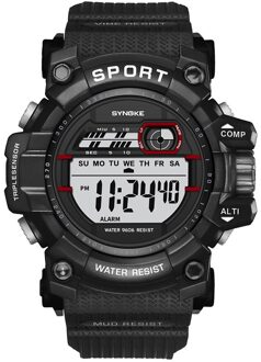 Sport Heren Horloge Multifunctionele 30M Waterdichte Horloges Led Digitale Dubbele Actie Horloge Voor Mannen Outdoor Horloges