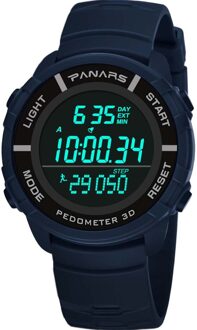 Sport Horloges Voor Mannen Waterdichte Smael Sshock Wit Horloge Grote Wijzerplaat Mannen Horloge Digitale Quartz Digitale Horloge Relojmujer Mode blauw