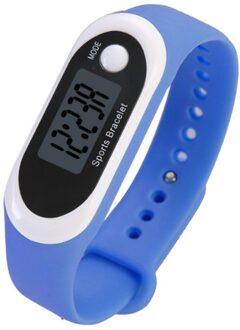 Sport Horloges Voor Volwassenen Stappenteller Smart Horloge Bloeddruk Intelligente Horloge Calorie Counter Smart Horloge # YL10 BU