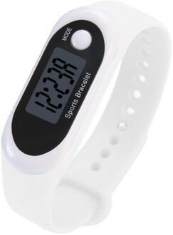 Sport Horloges Voor Volwassenen Stappenteller Smart Horloge Bloeddruk Intelligente Horloge Calorie Counter Smart Horloge # YL10 WH