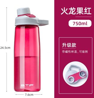 Sport Kids Shaker Fles Water Opvouwbare Pomp Gym Water Fles Plastic Frosted Glas Kids Borraccia Termica Home Decor JJ60WB style7