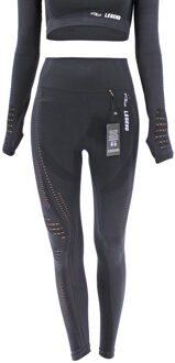 Sport legging black mesh pro Zwart