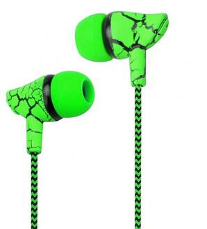 Sport Metalen Bedrade Oortelefoon 1.2M Diepe Bass Stereo Sport In-Ear Koptelefoon Met Microfoon Volumeregeling Voor Xiaomi samsung Huawei Telefoons groen