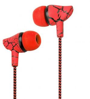 Sport Metalen Bedrade Oortelefoon 1.2M Diepe Bass Stereo Sport In-Ear Koptelefoon Met Microfoon Volumeregeling Voor Xiaomi samsung Huawei Telefoons Rood