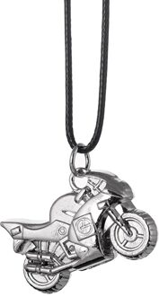 Sport Motorfiets Ornamenten Auto Hanger Charms Achteruitkijkspiegel Decoratie Opknoping Auto Decor Cars Accessoires Auto Styling zilver