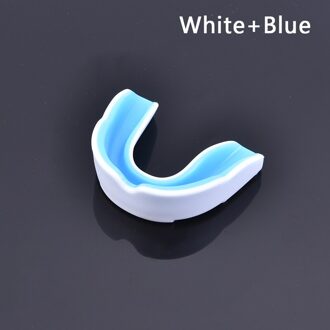 Sport Mouth Guard Tanden Protector Kids Jeugd Gebitsbeschermer Tand Brace Bescherming Voor Basketbal Rugby Boksen Karate blauw