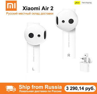Sport music Wireless Earphones Original Xiaomi Airdots Pro2 Mi Air 2 TWS True ENC Bluetooth Control Voice Control Dynamic airdot