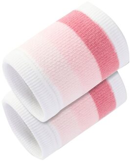 Sport Polsband Zweet-Absorberende Polsband Basketbal Voetbal Pols Guard Stretchy Bands Voor Jongens Meisjes roze