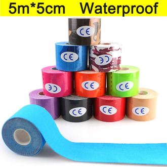 Sport Recovery Elastic Kinesiology Tape Muscle Pain Relief Fitness Bandage Roll Strapping Gym Tennis Running Knee Protector