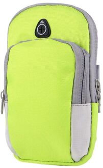 Sport Running Armband Bag Case Cover Running Armband Waterdichte Mobiele Telefoon Houder Outdoor Sport Telefoon Arm Bag groen