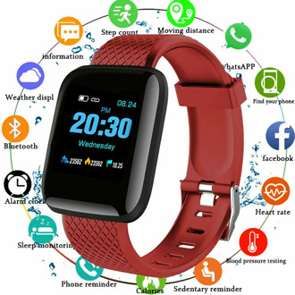 Sport Smart Couple Watches Wearable Waterproof Pedometer Bluetooth Heart Rate Sleep Monitoring for Children Men And Women Watch